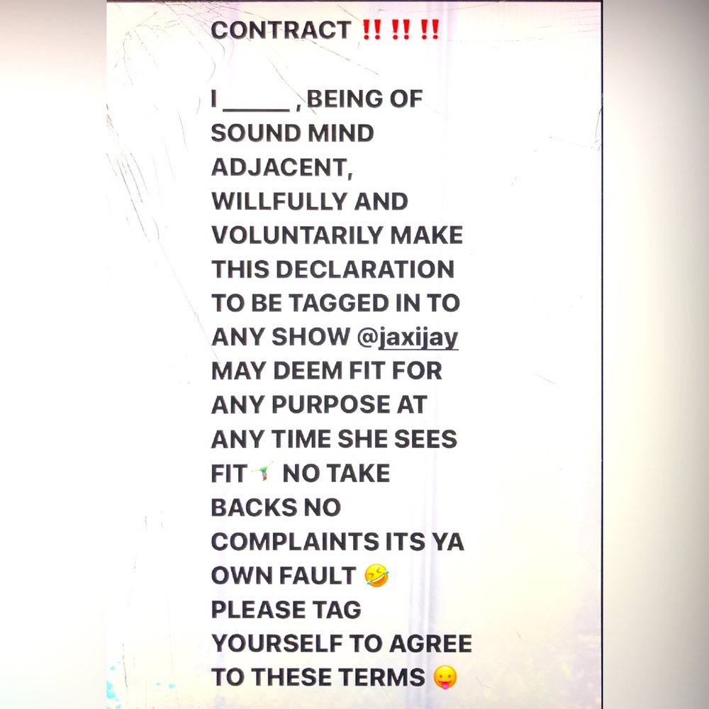 TAG LIST CONTRACT 😵‍💫